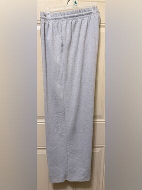 Sunbs Gray Lightweight Sweatpants Elevated Seams Elastic Waist Size 2XL